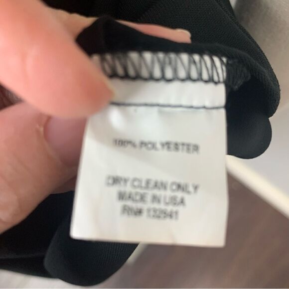 Amanda Uprichard Black Ruffle Sleeve Lace up Mini Dress - Picture 9 of 9